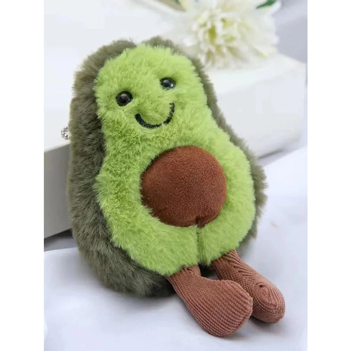 🥑 Funny Avocado Cat & Dog Plush Toy – Cute Pet Companion & Backpack Charm 🐾💚