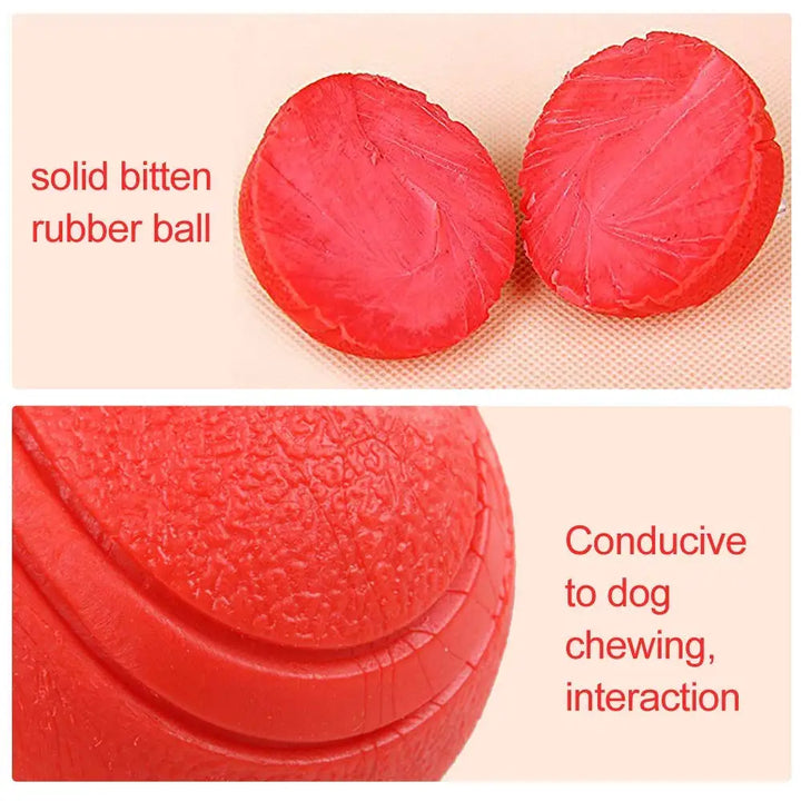 HOOPET Rubber Dog Ball – Bite-Resistant Toy for Small to XL Dogs