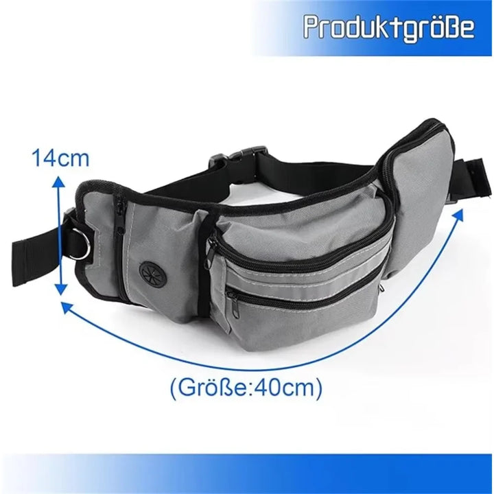 🎒 Dog Training & Walking Waist Bag – Hands-Free Treat Pouch with Water Cup Holder 🐶💧