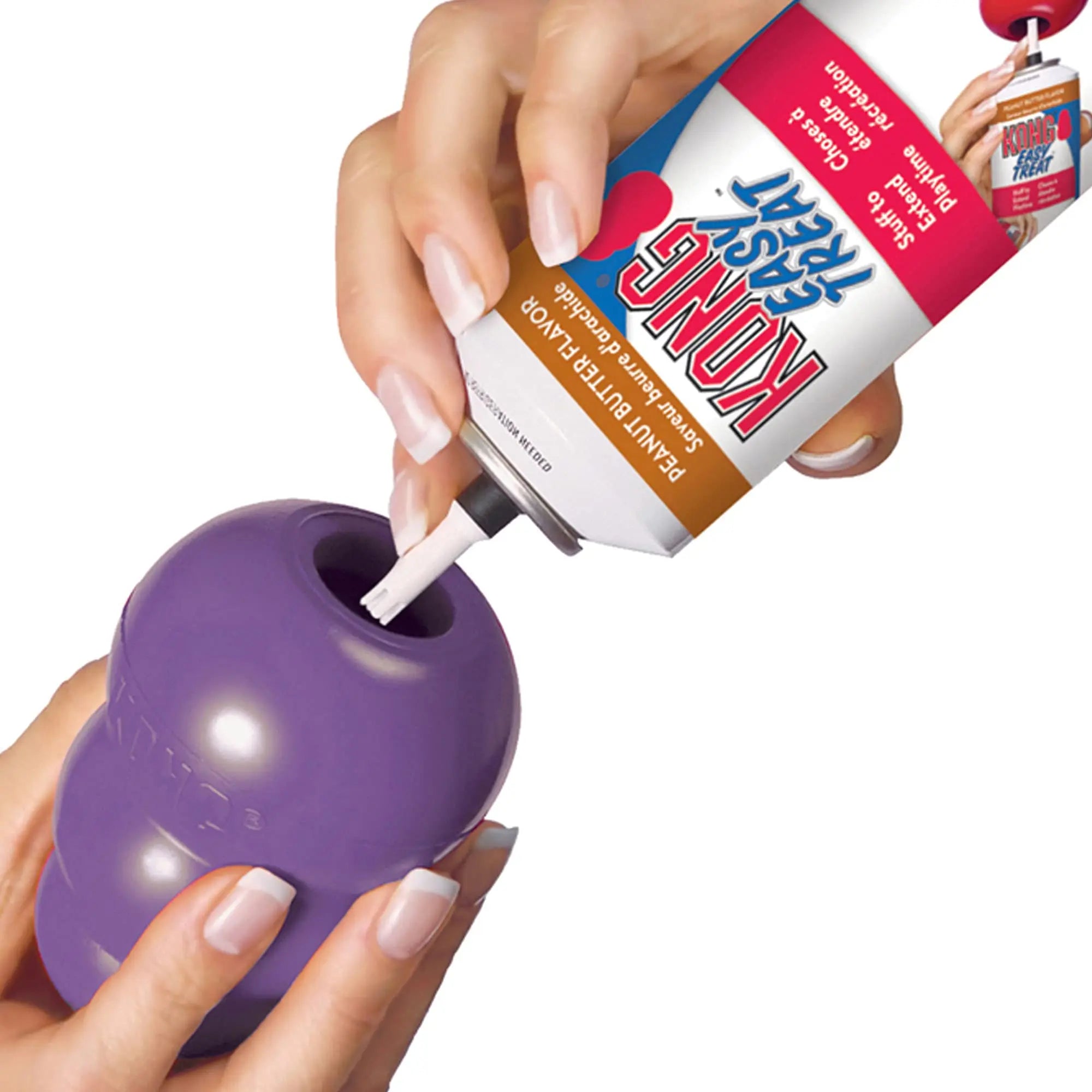 KONG Senior Dog Toy – Gentle Rubber Chew & Fetch (Purple) 💜🐾