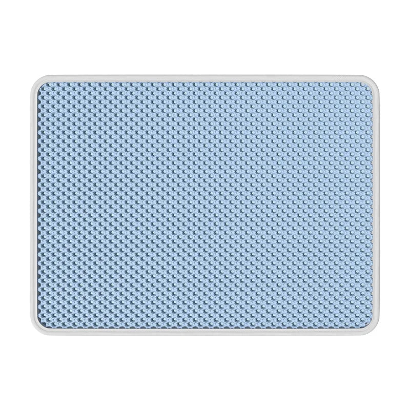Double-Layer Cat Litter Mat – Anti-Carry-Out, Anti-Urine, Non-Slip & Easy-Clean Toilet Mat for Cats