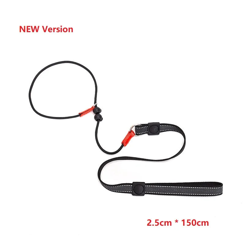 Training Dog Choking Rope Leash 2-in-1 Lead Collar – P-Shaped Chain Slip Lead (150cm)