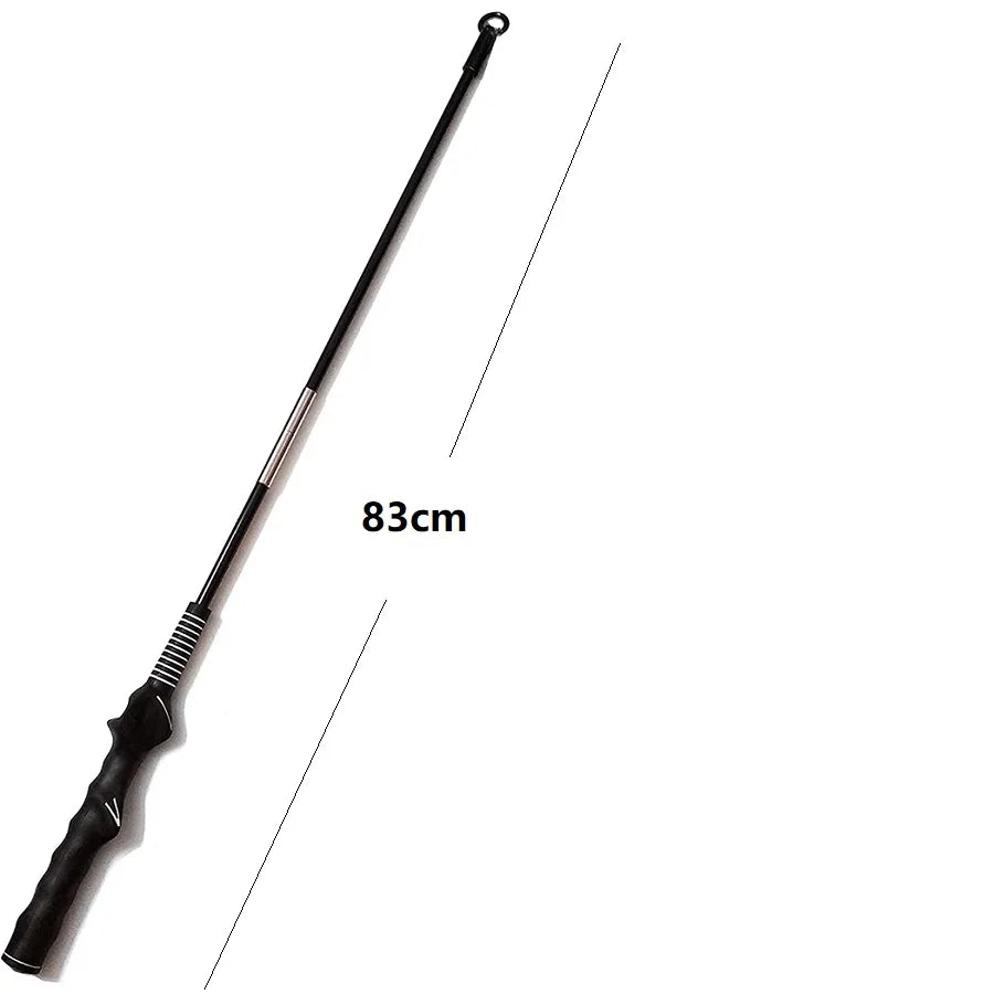 Interactive Flirt Pole for Dogs – Leather Bite Rag & Puppy Ball Toy for K9 Training, Teething & Play