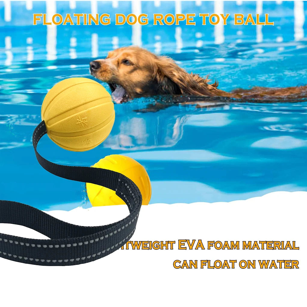 Dog Toy Ball on Rope – Durable EVA Float Toy for Small, Medium & Large Dogs