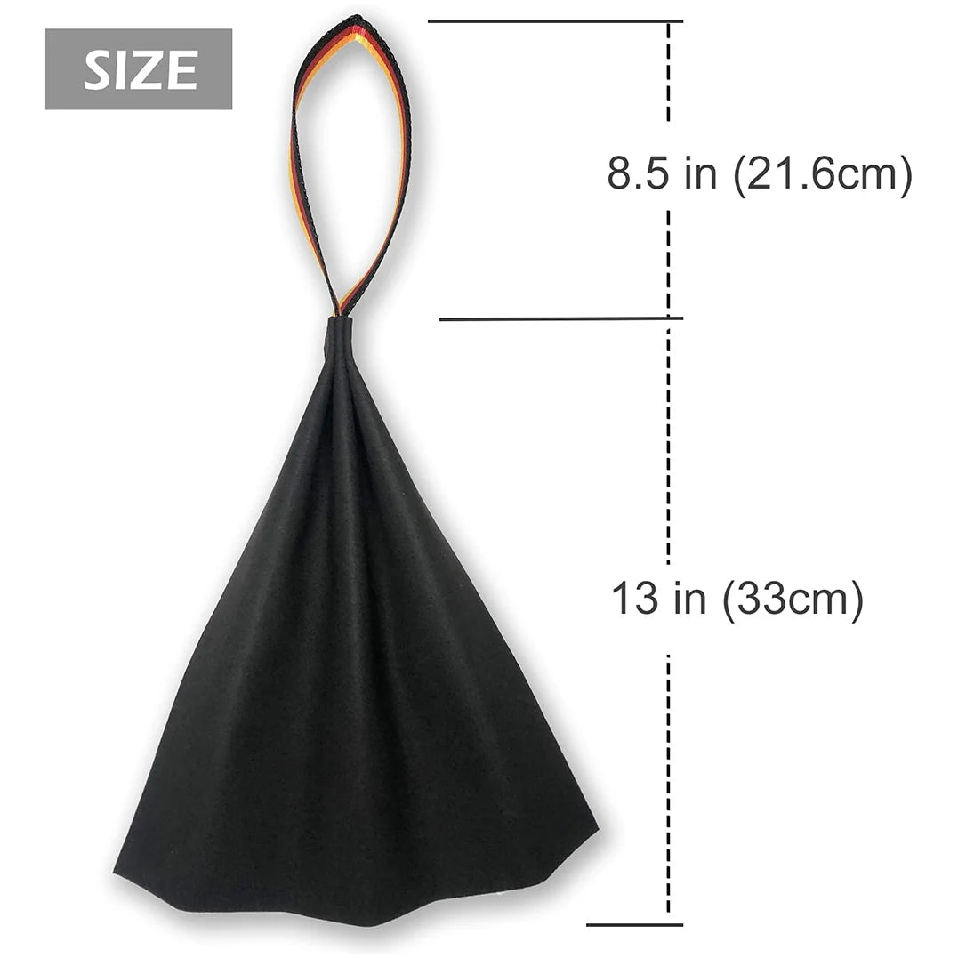 Interactive Flirt Pole for Dogs – Leather Bite Rag & Puppy Ball Toy for K9 Training, Teething & Play