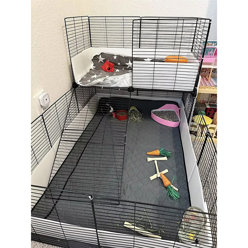 Washable Guinea Pig Cage Liner – Reusable, Non-Slip Urinary Pad for Small Animals, Cats & Dogs