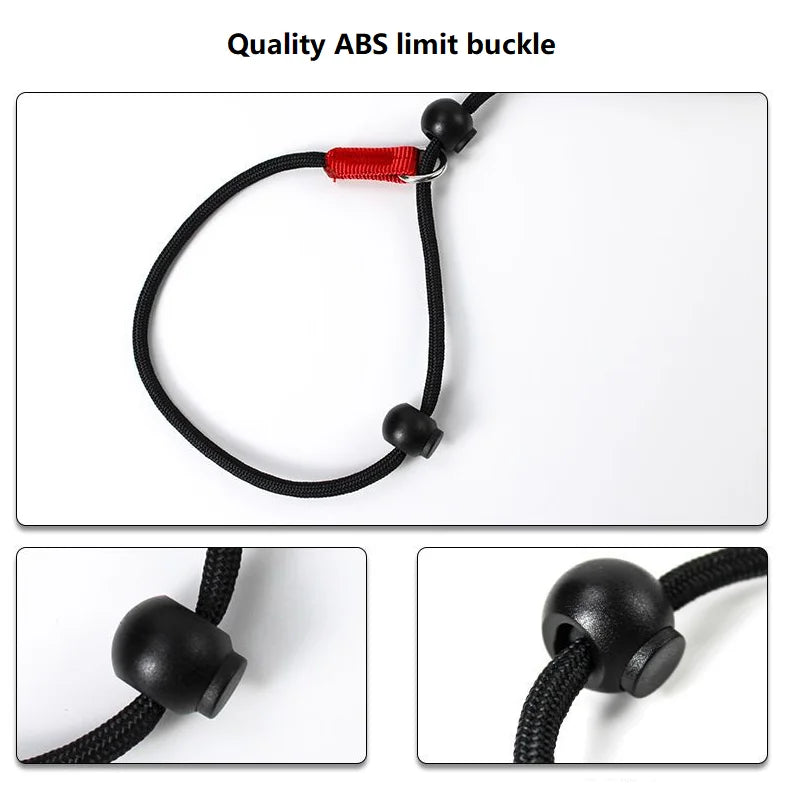 Training Dog Choking Rope Leash 2-in-1 Lead Collar – P-Shaped Chain Slip Lead (150cm)