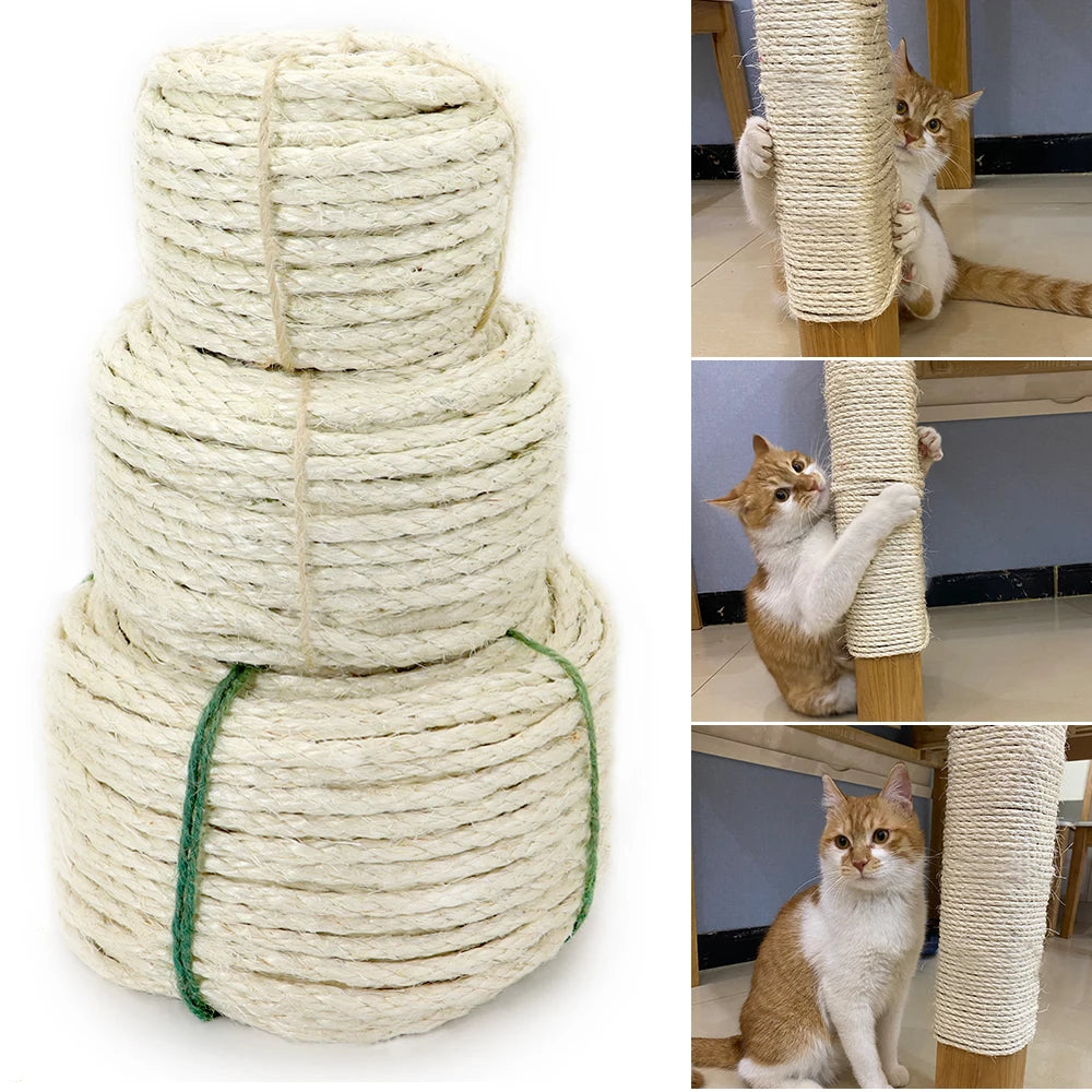🐱 Sisal Rope – Cat Scratching Post & DIY Climbing Frame Replacement