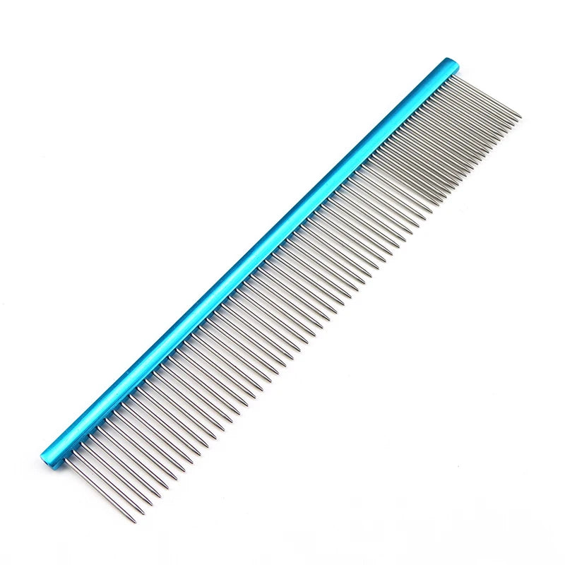 Light Aluminum Pet Grooming Comb – 6 Colors Available