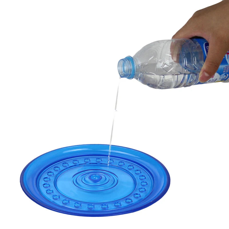 Funny Soft Rubber Dog Flying Disc – Bite-Resistant Saucer Toy for Small, Medium & Large Dogs – Agile Training & Outdoor Play
