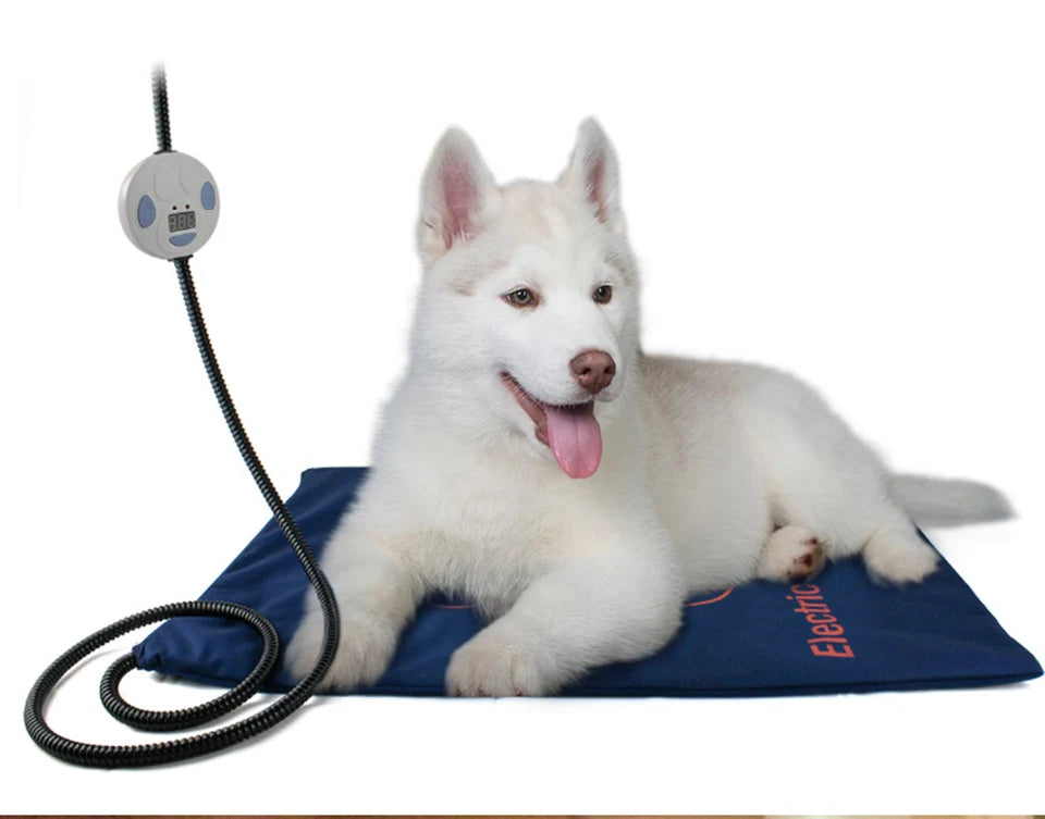Waterproof Electric Pet Heating Pad – Adjustable Temperature Winter Warmer Blanket for Dogs & Cats