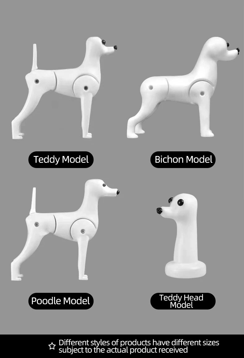 🐩 Pet Grooming Practice Model Dog – Full-Body Simulation Teddy with Realistic Synthetic Hair ✂️💇‍♀️