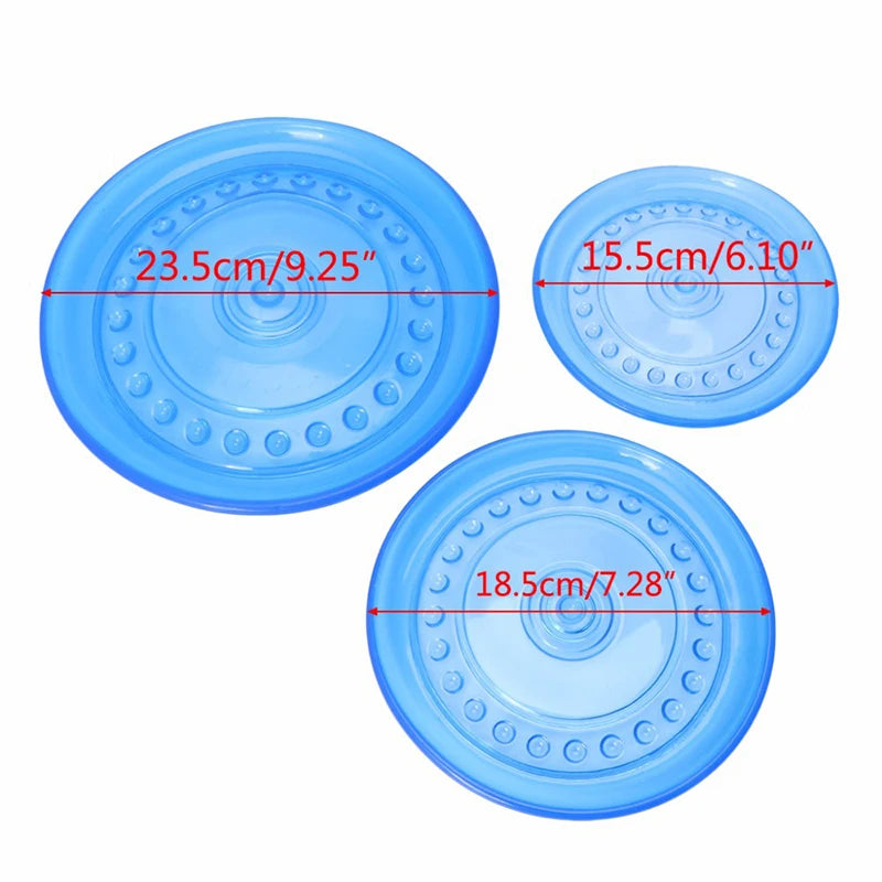 Funny Soft Rubber Dog Flying Disc – Bite-Resistant Saucer Toy for Small, Medium & Large Dogs – Agile Training & Outdoor Play
