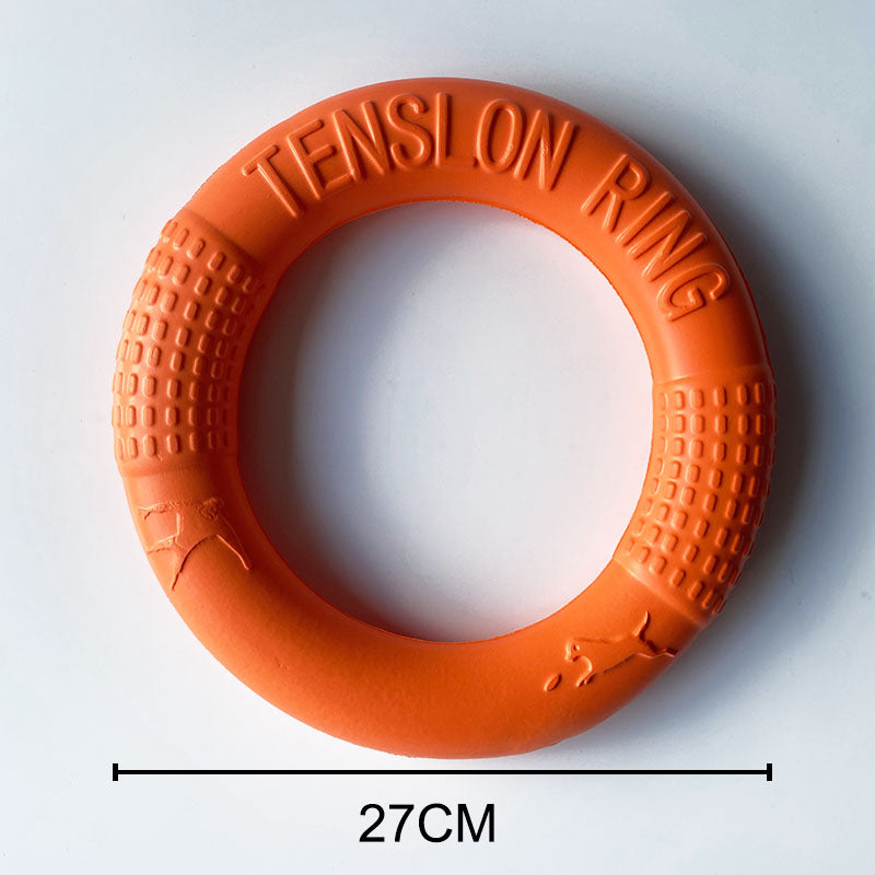 EVA Interactive Training Ring Puller – Durable Flying Disc Dog Toy for Large & Small Dogs