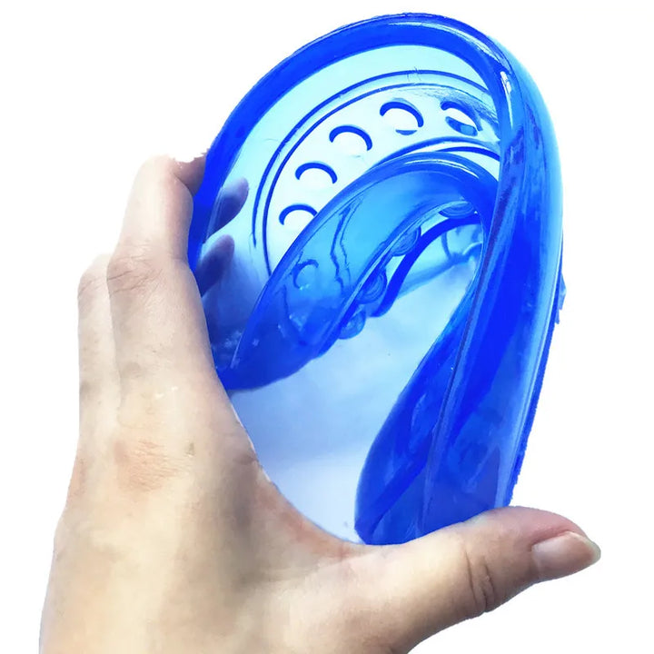 Funny Soft Rubber Dog Flying Disc – Bite-Resistant Saucer Toy for Small, Medium & Large Dogs – Agile Training & Outdoor Play