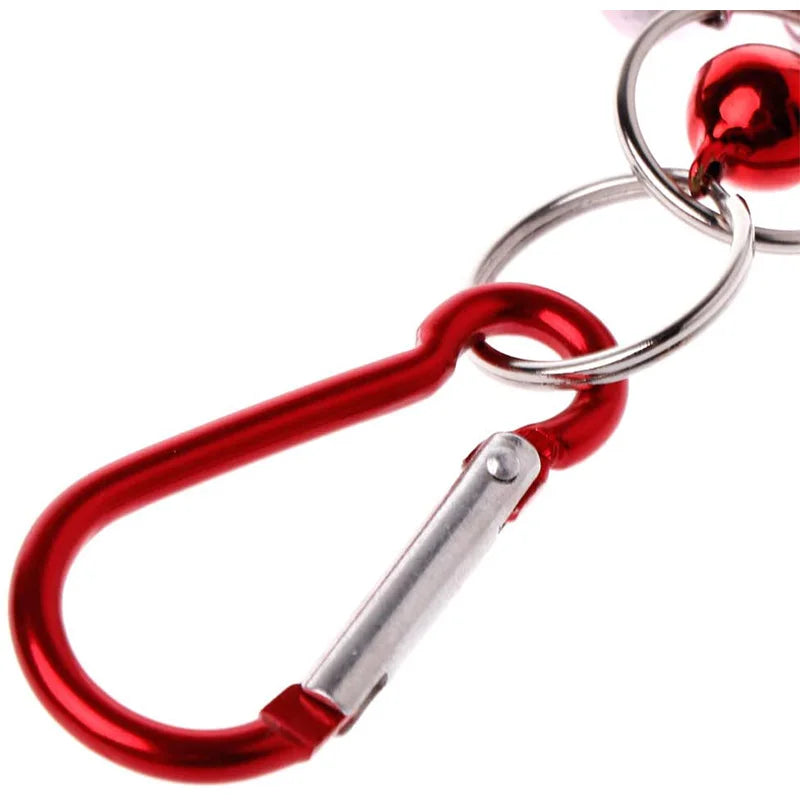 Parrot Hanging Swing Chain Toy with Bells – Bird Chew Ring Toy for Parakeets, Cockatiels, Budgies & More