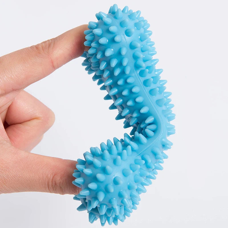 TPR Knot Chew Toy for Small Dogs – Bite-Resistant Molar & Training Toy