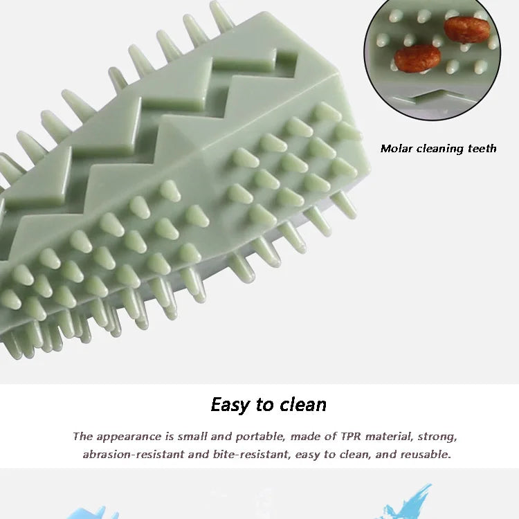 Dog Toothbrush Chew Toy 🐾 Durable Soft Rubber Stick for Teeth Cleaning
