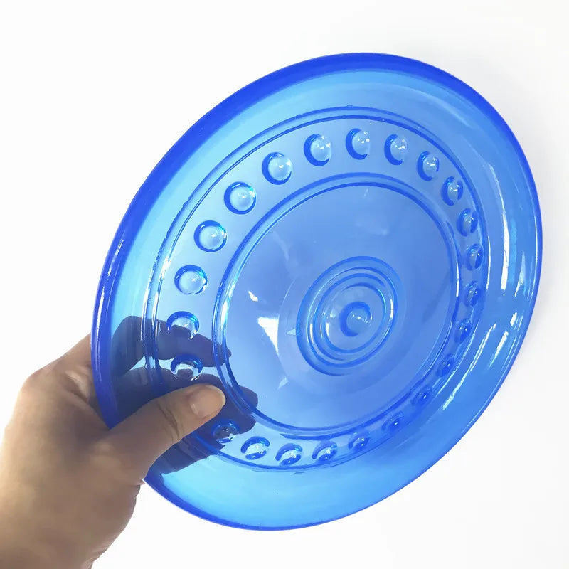 Funny Soft Rubber Dog Flying Disc – Bite-Resistant Saucer Toy for Small, Medium & Large Dogs – Agile Training & Outdoor Play