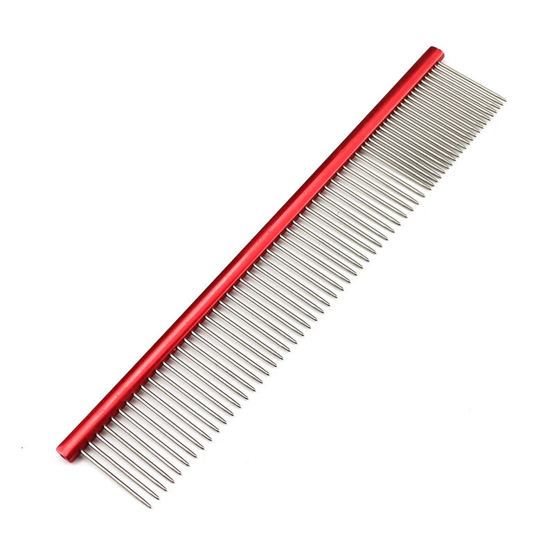 Light Aluminum Pet Grooming Comb – 6 Colors Available