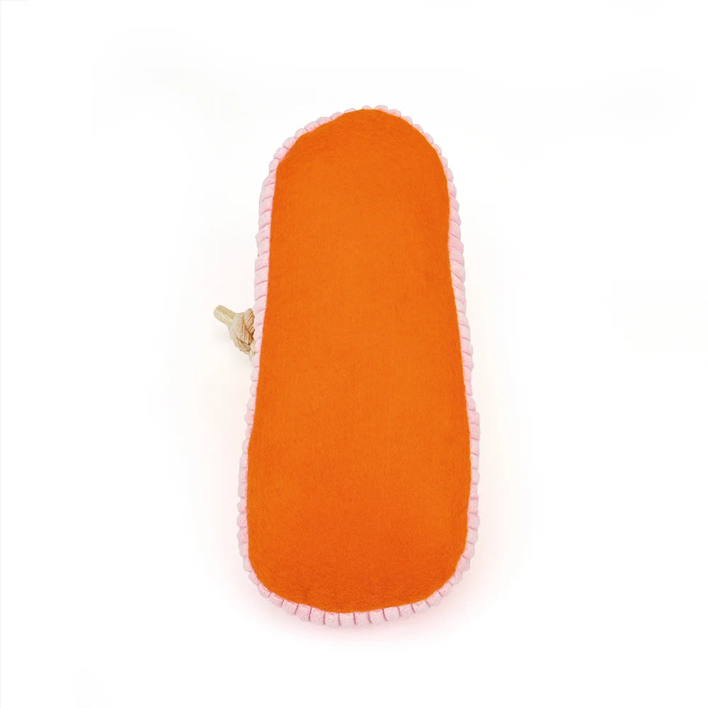 Shoe Plush Pet Toy – Squeaky Rope Chew for Dogs & Cats 👟🐾