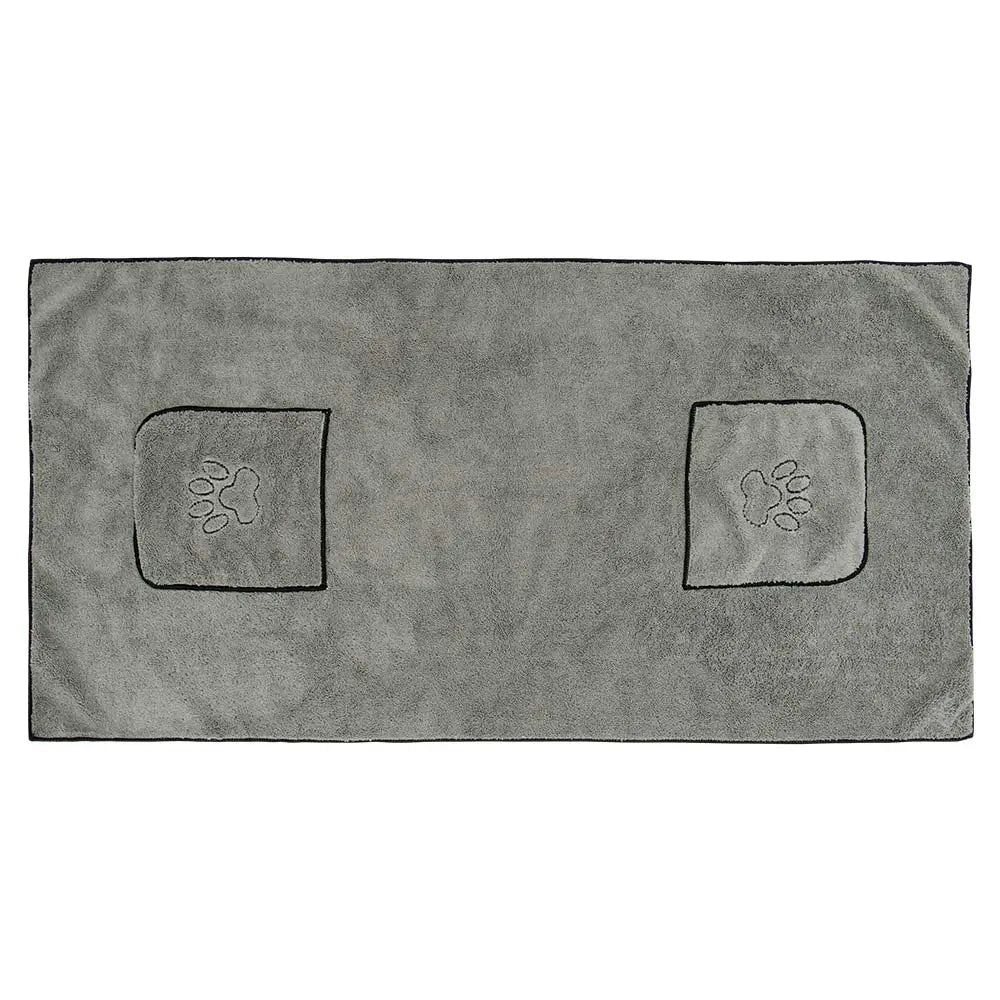 🛁 Super Absorbent Microfiber Pet Bath Towel – Quick-Drying Bathrobe for Dogs & Cats