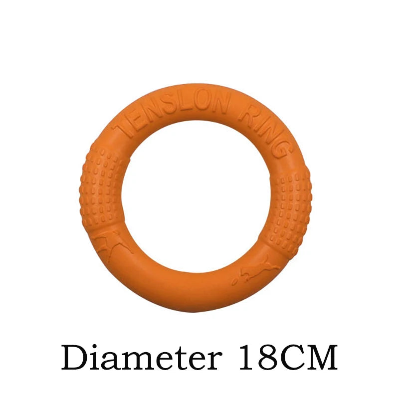 EVA Interactive Training Ring Puller – Durable Flying Disc Dog Toy for Large & Small Dogs