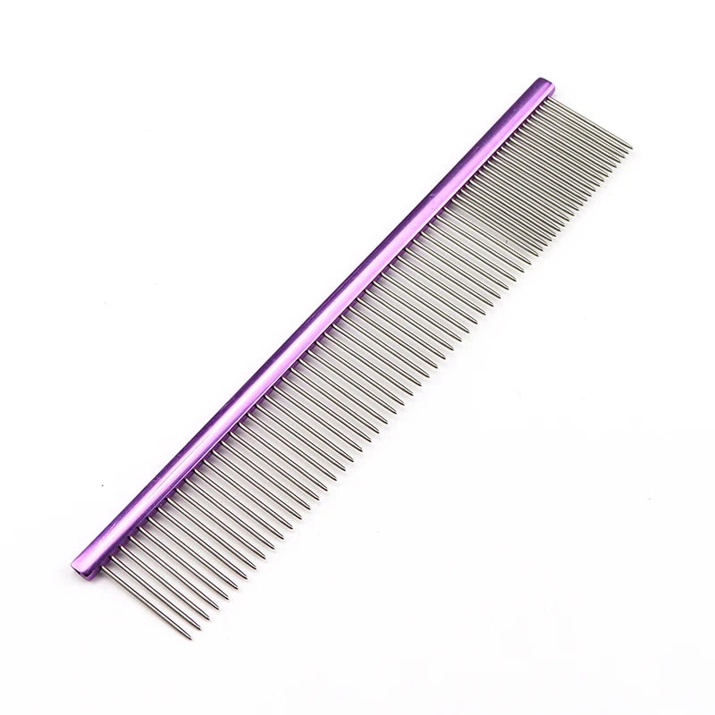 Light Aluminum Pet Grooming Comb – 6 Colors Available
