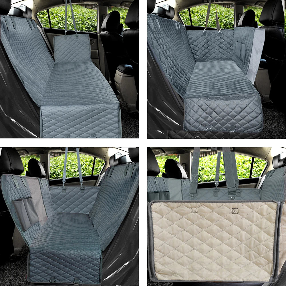 PETRAVEL Dog Car Seat Cover/Hammock Rear Back Seat Protector