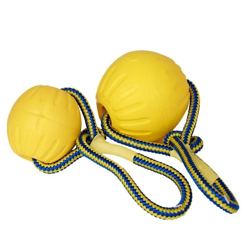Rubber Dog Training Ball – Indestructible Chew & Fetch Toy 🐾⚽