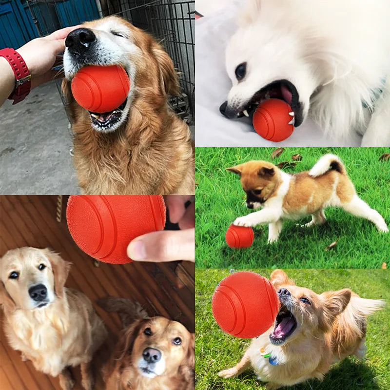HOOPET Rubber Dog Ball – Bite-Resistant Toy for Small to XL Dogs