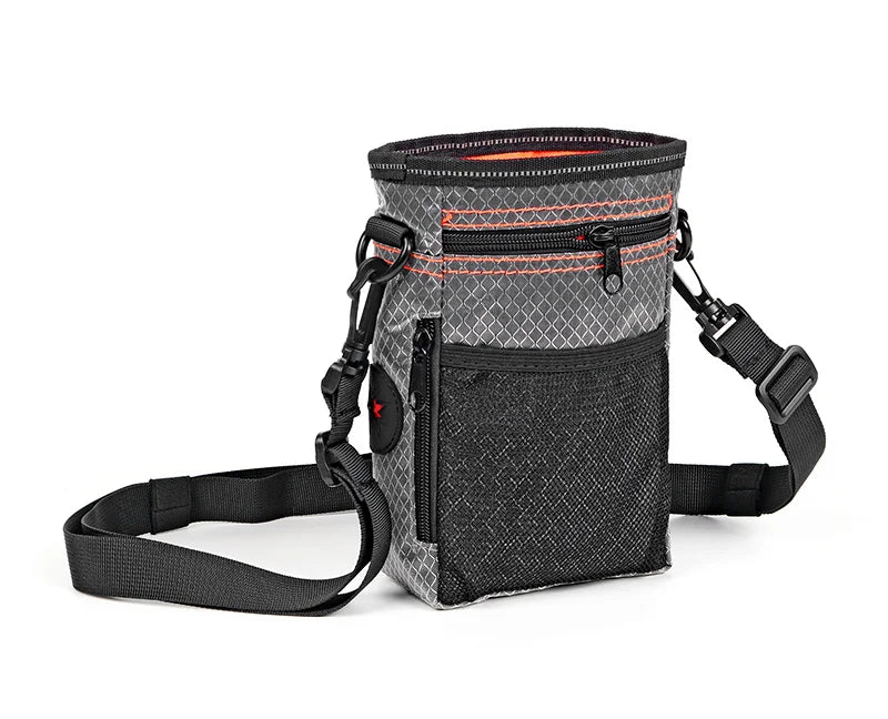 Multi-Function Dog Treat Training Bag – Reflective Outdoor Pet Pouch with Poop Bag Dispenser & Adjustable Waist Belt