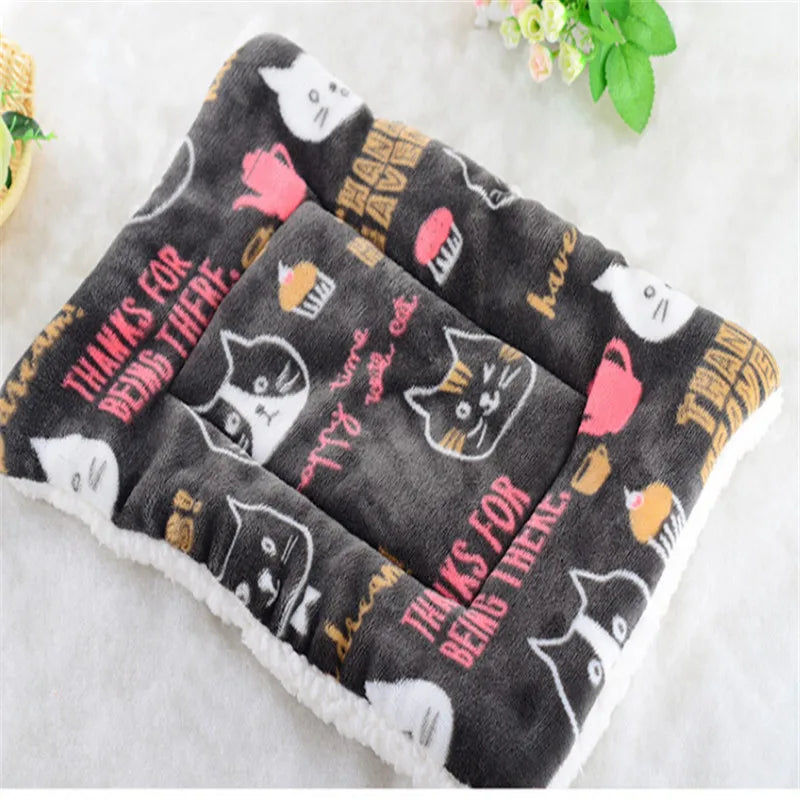 Large Pet Dog Puppy Cushion House – Soft Winter Warm Kennel Mat Blanket