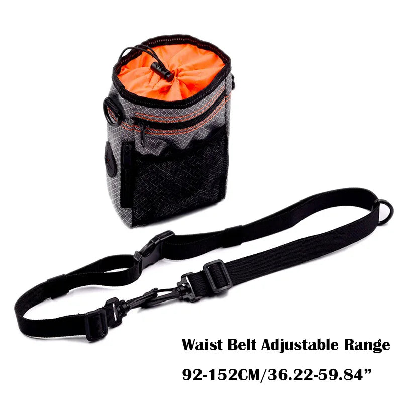 Multi-Function Dog Treat Training Bag – Reflective Outdoor Pet Pouch with Poop Bag Dispenser & Adjustable Waist Belt