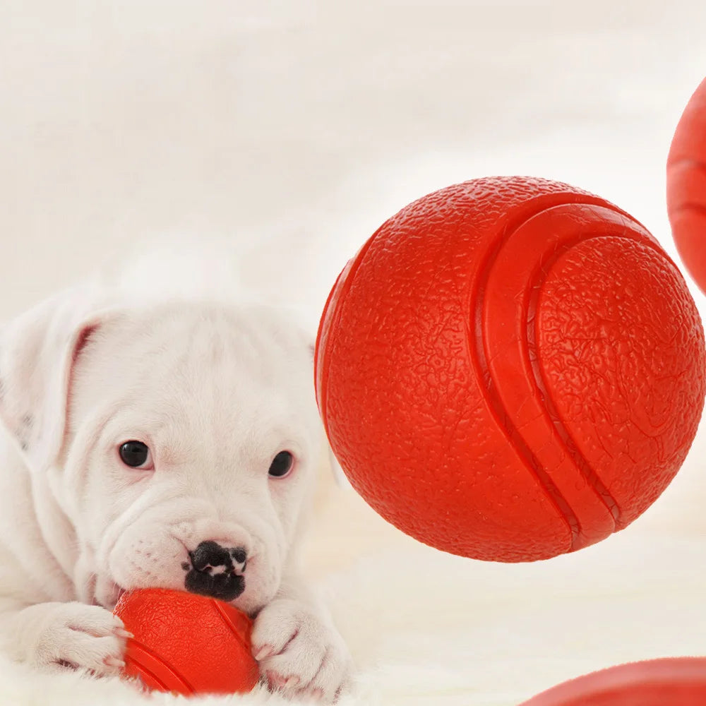 HOOPET Rubber Dog Ball – Bite-Resistant Toy for Small to XL Dogs
