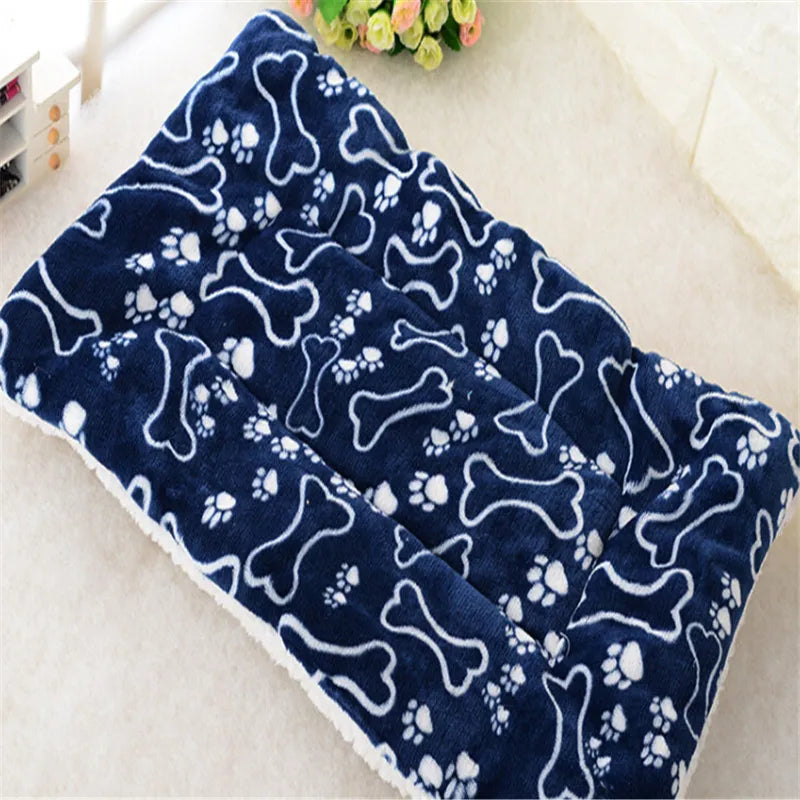 Large Pet Dog Puppy Cushion House – Soft Winter Warm Kennel Mat Blanket