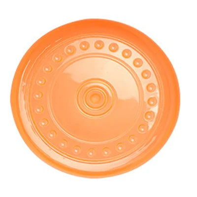 Funny Soft Rubber Dog Flying Disc – Bite-Resistant Saucer Toy for Small, Medium & Large Dogs – Agile Training & Outdoor Play