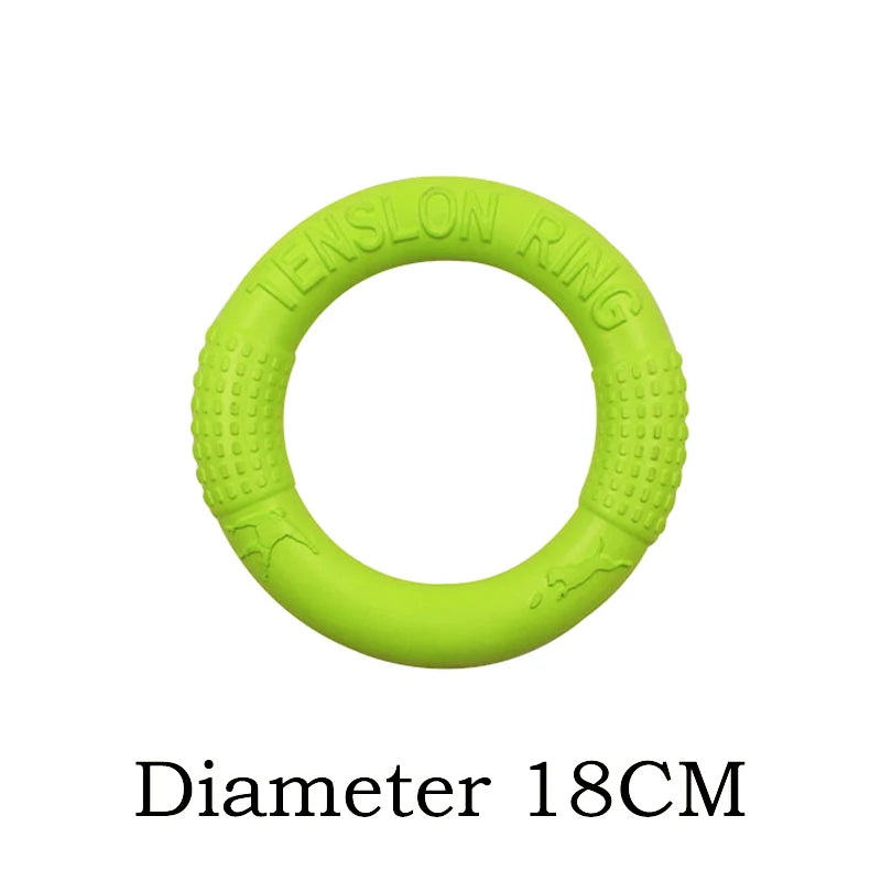 EVA Interactive Training Ring Puller – Durable Flying Disc Dog Toy for Large & Small Dogs