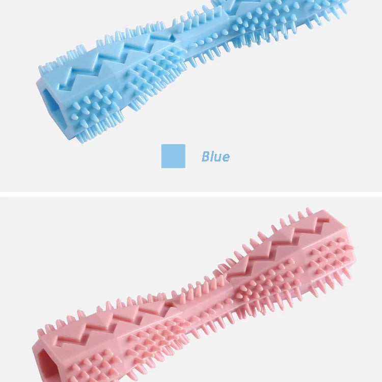 Dog Toothbrush Chew Toy 🐾 Durable Soft Rubber Stick for Teeth Cleaning