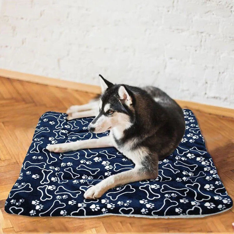 Large Pet Dog Puppy Cushion House – Soft Winter Warm Kennel Mat Blanket