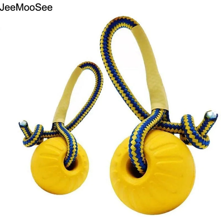 Rubber Dog Training Ball – Indestructible Chew & Fetch Toy 🐾⚽