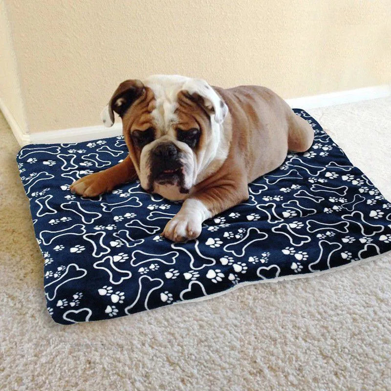 Large Pet Dog Puppy Cushion House – Soft Winter Warm Kennel Mat Blanket