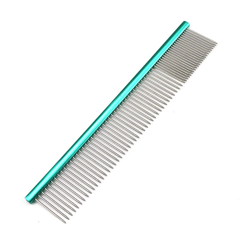 Light Aluminum Pet Grooming Comb – 6 Colors Available