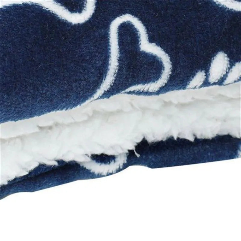 Large Pet Dog Puppy Cushion House – Soft Winter Warm Kennel Mat Blanket
