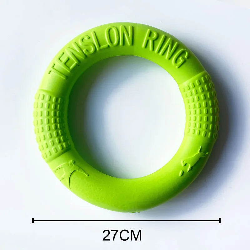 EVA Interactive Training Ring Puller – Durable Flying Disc Dog Toy for Large & Small Dogs