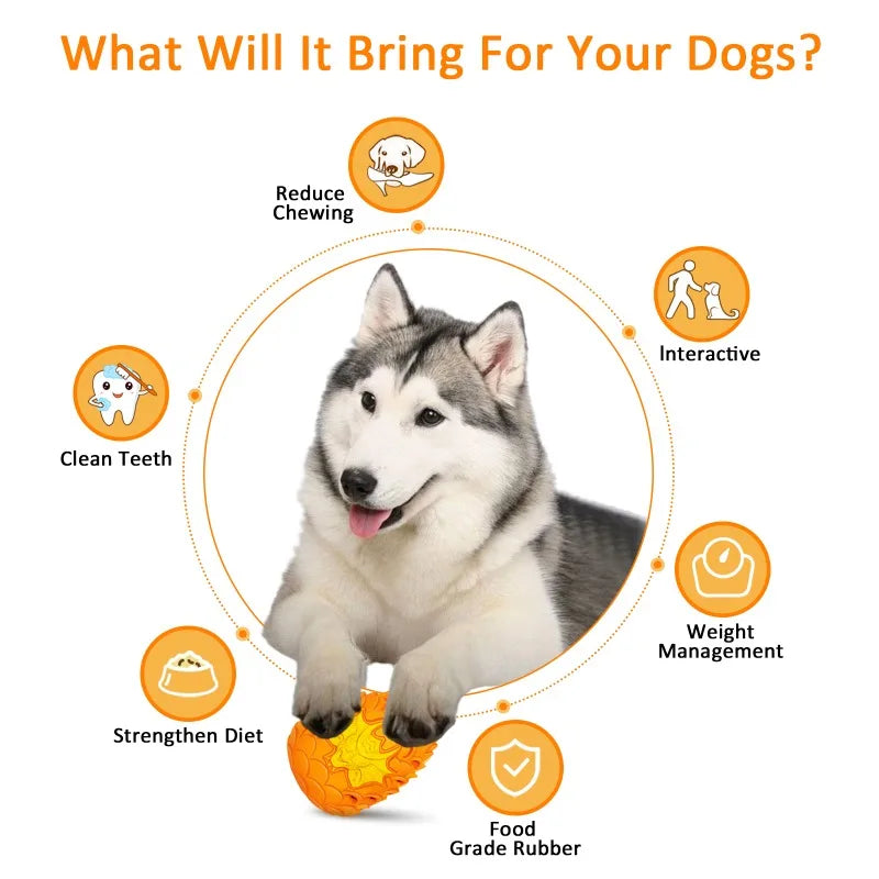 Dragon Egg Dog Chew Toy – Indestructible Dog Toy for Aggressive Chewers