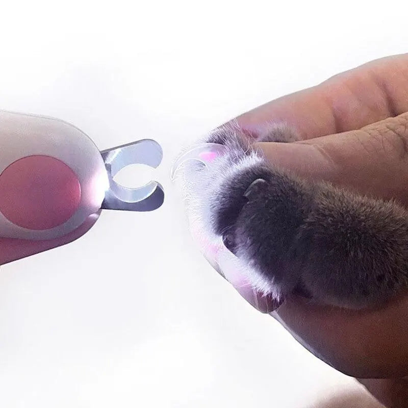 LED Light Cat Dog Nail Clipper Cutter
