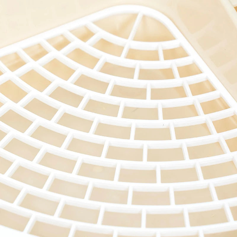 Corner Rabbit Litter Pan – Small Animal Potty Trainer for Bunnies, Ferrets, Hamsters, Guinea Pigs & More