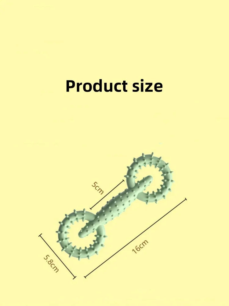 Indestructible Dog Pull Ring Toy – Interactive Chew Toy for Puppies, Teeth Cleaning & Boredom Relief