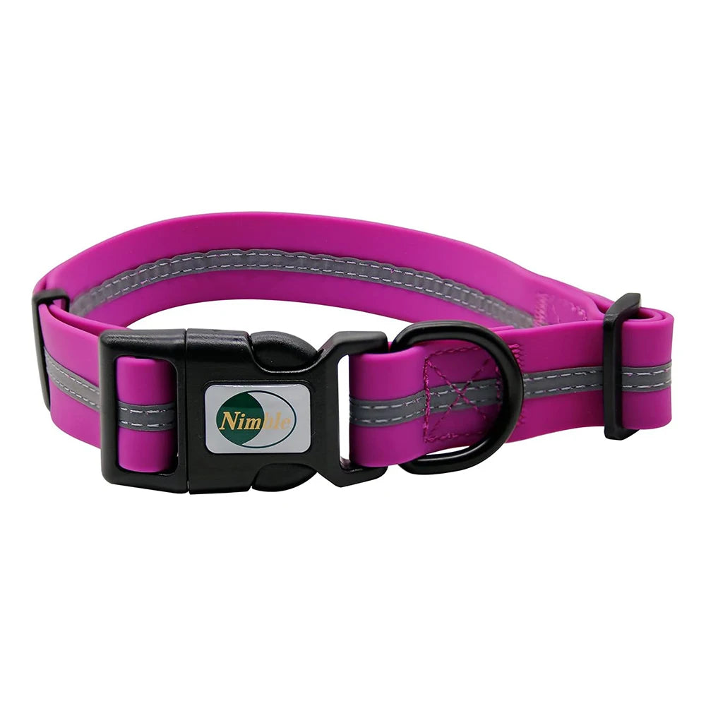 🐶 Waterproof Adjustable Dog Collar – Soft, Durable & Reflective (S/M/L)